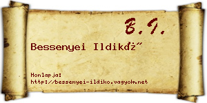 Bessenyei Ildikó névjegykártya